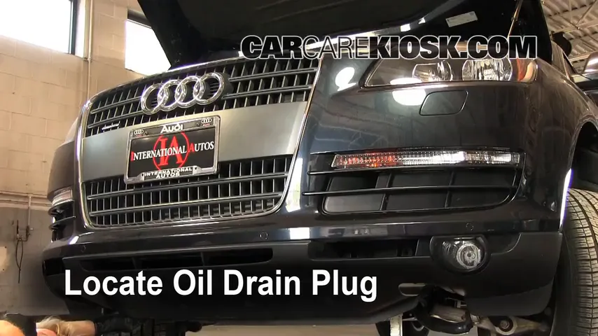 2009 Audi Q7 Premium 3.6L V6 Aceite Cambiar aceite y filtro de aceite